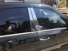 Stainless Steel Door Pillar Trim (6 pcs) for Mercedes E-сlass W211 2002-2009 - image 2