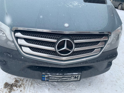 Grille Surround Trim (2013↗, Stainless Steel) for Mercedes Sprinter W906 2006-2018 - image 4