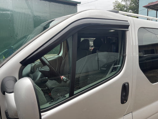 Window Deflectors (2 pcs, Sunplex Sport) for Nissan Primastar 2002-2014 - image 1