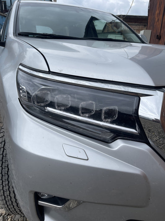 Front Headlights Lexus-Design 4-LED V1 (2017+, 2 pcs) for Toyota Land Cruiser Prado 150 2009-2023 - image 2