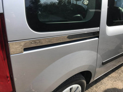 Sliding door molding (2 pcs, stainless steel) for Mercedes Citan 2013↗ year - Reelken Auto