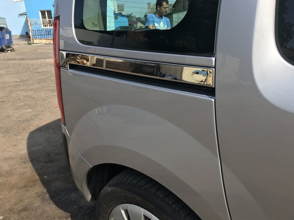 Stainless Steel Mouldings for Sliding Doors (2 pcs) for Mercedes Citan 2013-2021 - image 4