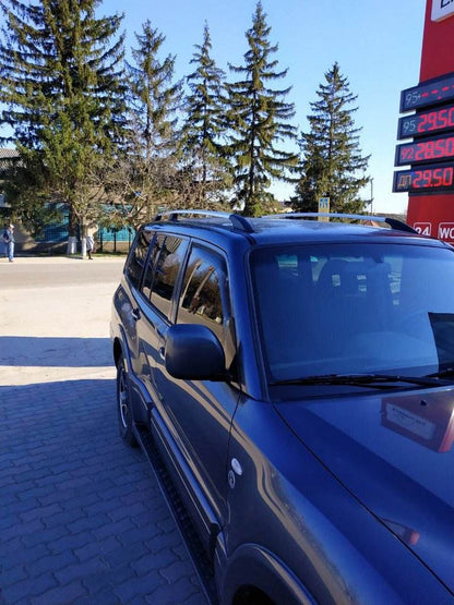 Roof rails Chrome Turkish design (2 PCs) for Mitsubishi Pajero Wagon IV - Reelken Auto