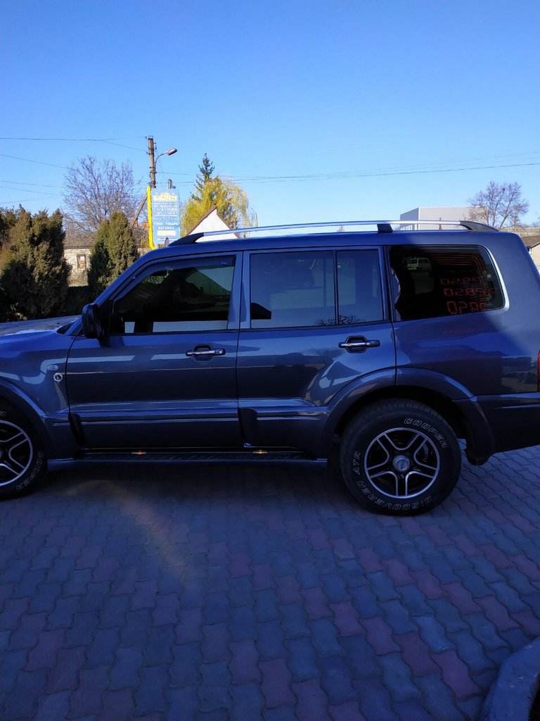 Roof rails Chrome Turkish design (2 PCs) for Mitsubishi Pajero Wagon IV - Reelken Auto