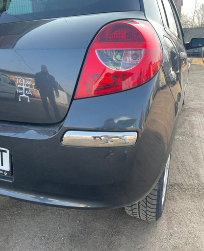 Stainless Steel Rear Bumper Corner Protector for Renault Clio III 2005-2012 - image 2