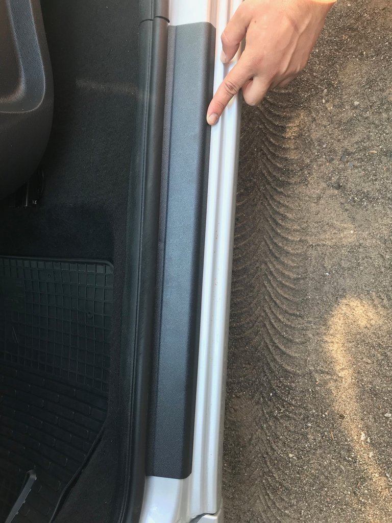 Door Sill Protectors DDU (2 pcs, plastic) for Renault Kangoo 2008-2020 - image 5