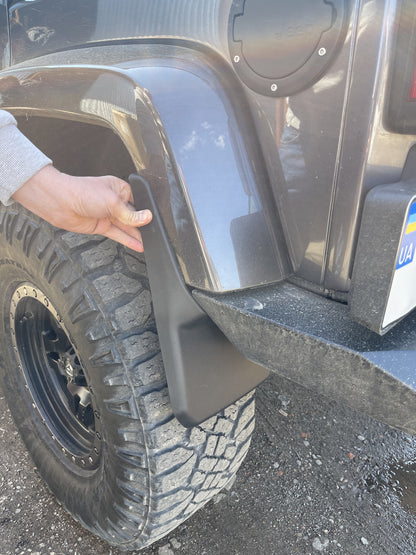 Premium Mud Flaps (4 pcs) for Jeep Wrangler 2007-2017 - image 3