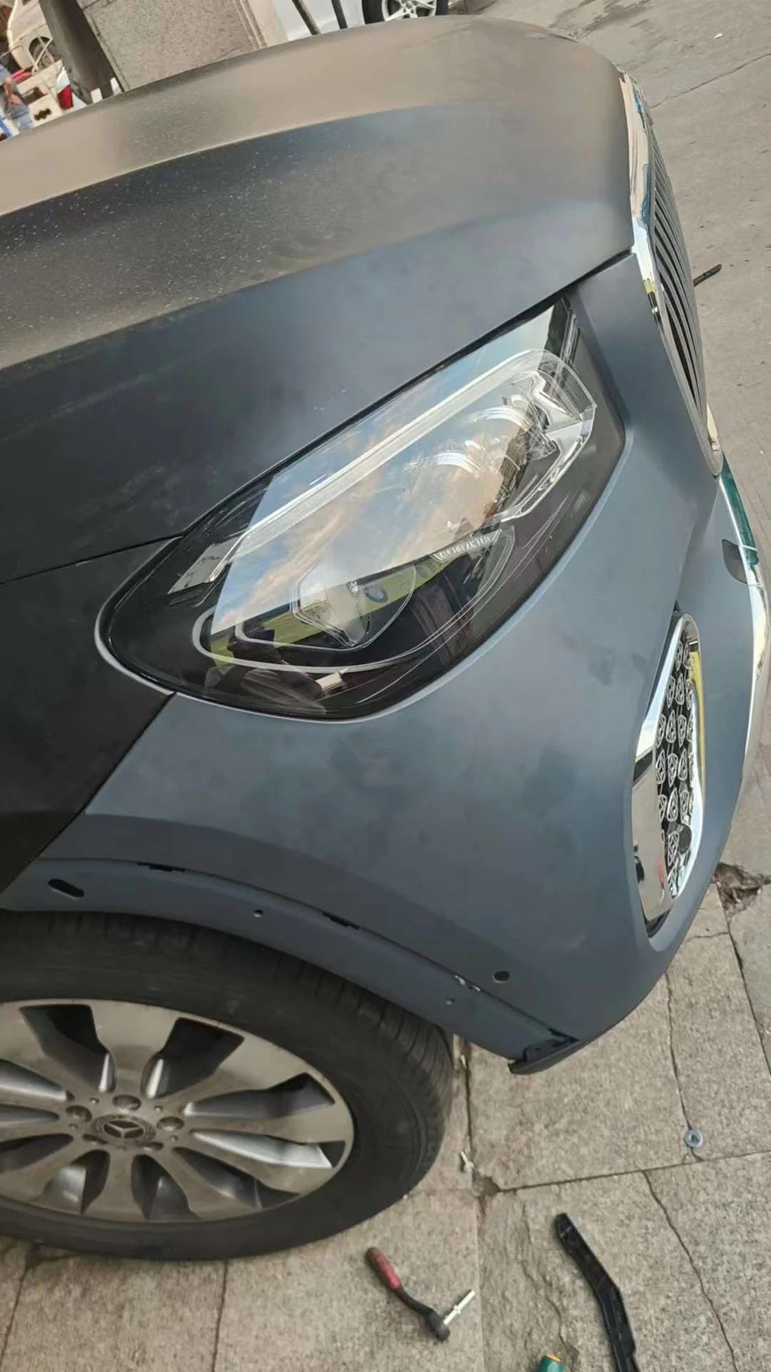 Restyling kit from X166 to GLS X167 Maybach (Type-B) for Mercedes GL/GLS class X166 - image 5