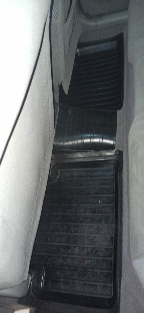 Rubber mats with a border (5 pcs., Polytep) for Chevrolet Lacetti - Reelken Auto