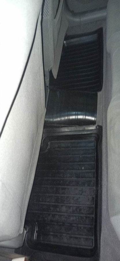 Rubber mats with a border (5 pcs., Polytep) for Chevrolet Lacetti - Reelken Auto