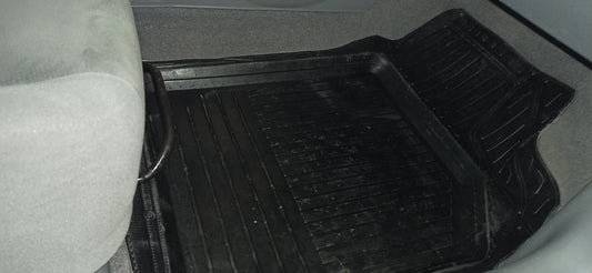 Rubber floor mats with edge (5 pcs, Polytep) for Chevrolet Lacetti 2003-2024 - image 1