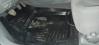 Rubber mats with a border (5 pcs., Polytep) for Chevrolet Lacetti - Reelken Auto