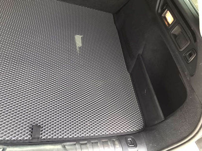 Trunk mat (SW, EVA, black) for Peugeot 508 2010-2018 - Reelken Auto