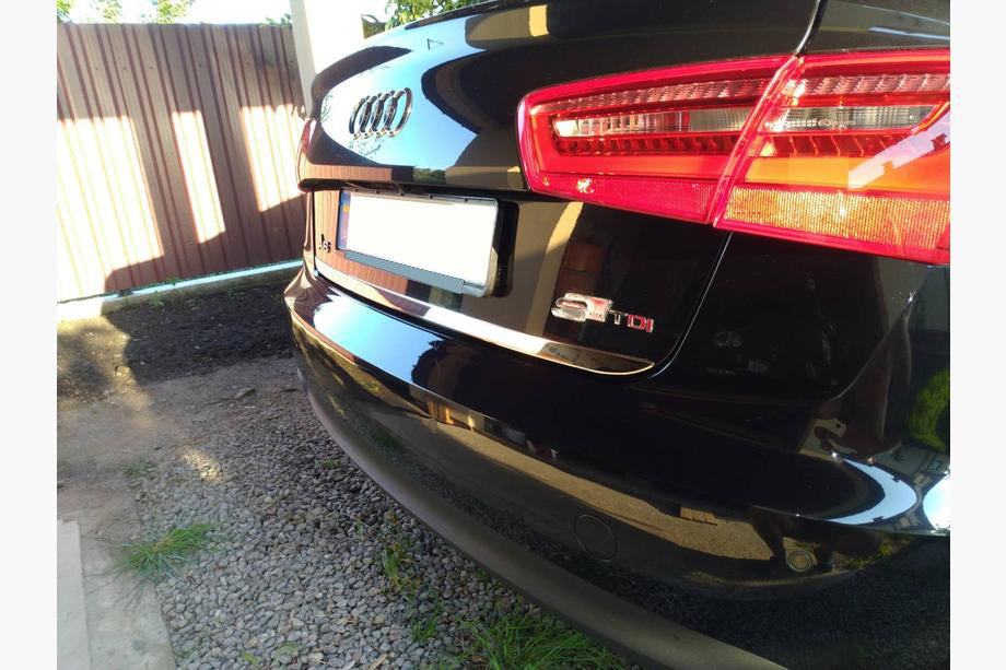 The edge of the trunk (stainless steel). for Audi A6 C7 2011-2017 - image 2