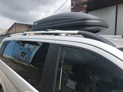 Roof Rails Chrome CAN Original Design (Metal Feet) for Mercedes Vito/V-class W447 2014- - image 3