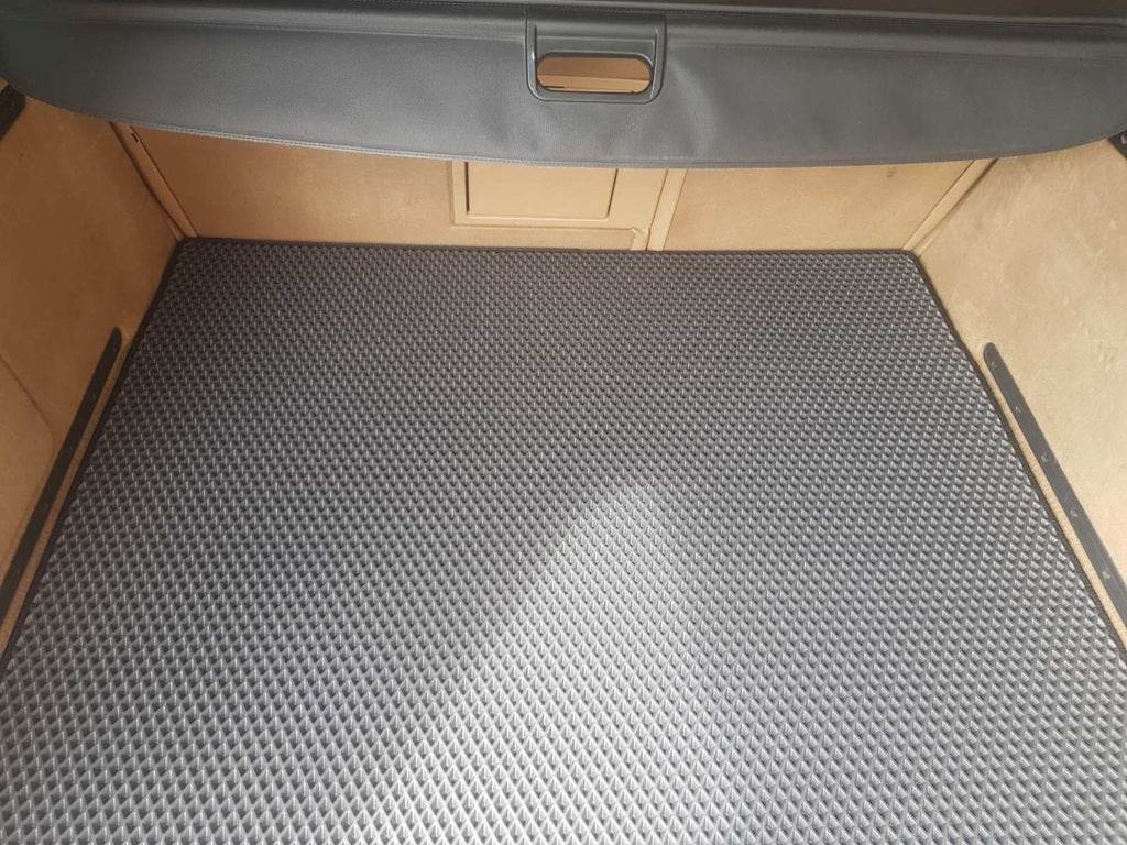 Trunk mat (EVA, polyurethane, black) SW for Opel Vectra C 2002-2008 - Reelken Auto