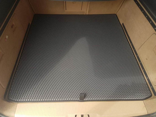 Trunk mat (EVA, polyurethane, black) SW for Opel Vectra C 2002-2008 - Reelken Auto