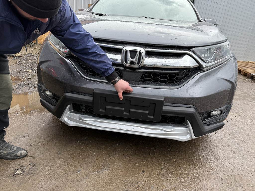 Front and rear skid plates 2016-2019 (2 pcs) for Honda CRV 2017-2022 - Reelken Auto