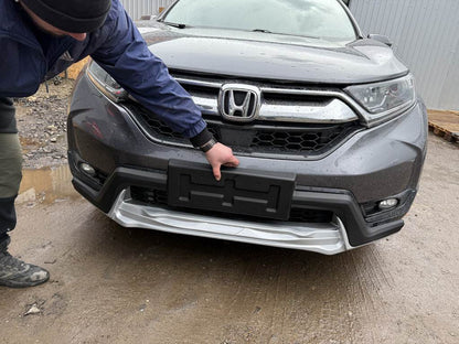 Front and rear skid plates 2016-2019 (2 pcs) for Honda CRV 2017-2022 - Reelken Auto