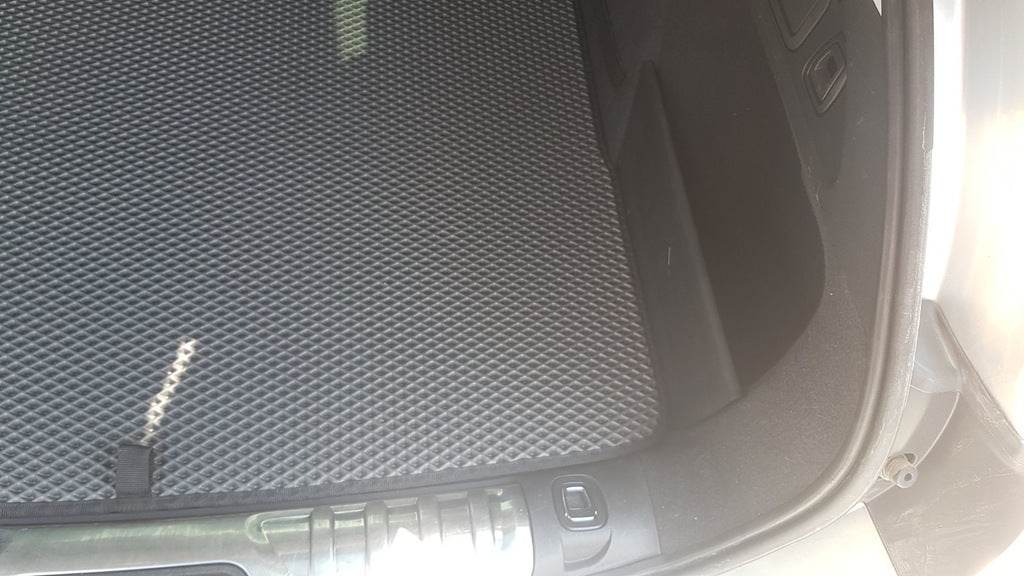 Trunk mat (SW, EVA, black) for Peugeot 508 2010-2018 - Reelken Auto