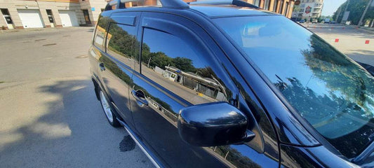Deflectors (4-piece, HIC) for Mitsubishi Outlander 2001-2006 - Reelken Auto