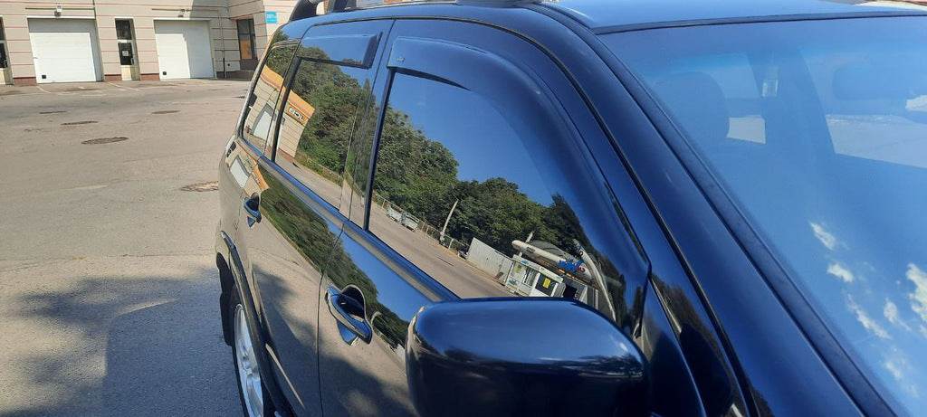 Deflectors (4-piece, HIC) for Mitsubishi Outlander 2001-2006 - Reelken Auto