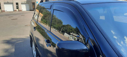 Deflectors (4-piece, HIC) for Mitsubishi Outlander 2001-2006 - Reelken Auto