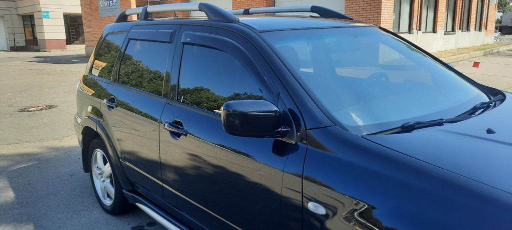 Deflectors (4-piece, HIC) for Mitsubishi Outlander 2001-2006 - Reelken Auto