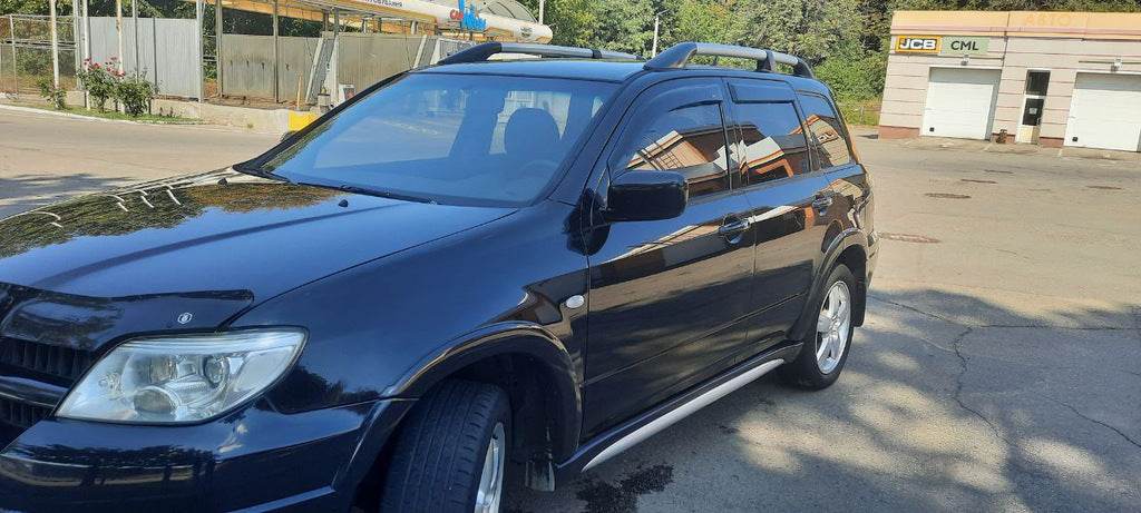 Deflectors (4-piece, HIC) for Mitsubishi Outlander 2001-2006 - Reelken Auto