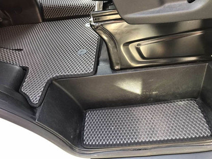 Door sill mats (2 pcs, EVA, black) for Ford Transit 2014↗ - Reelken Auto