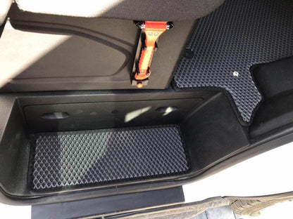 Door sill mats (2 pcs, EVA, black) for Ford Transit 2014↗ - Reelken Auto