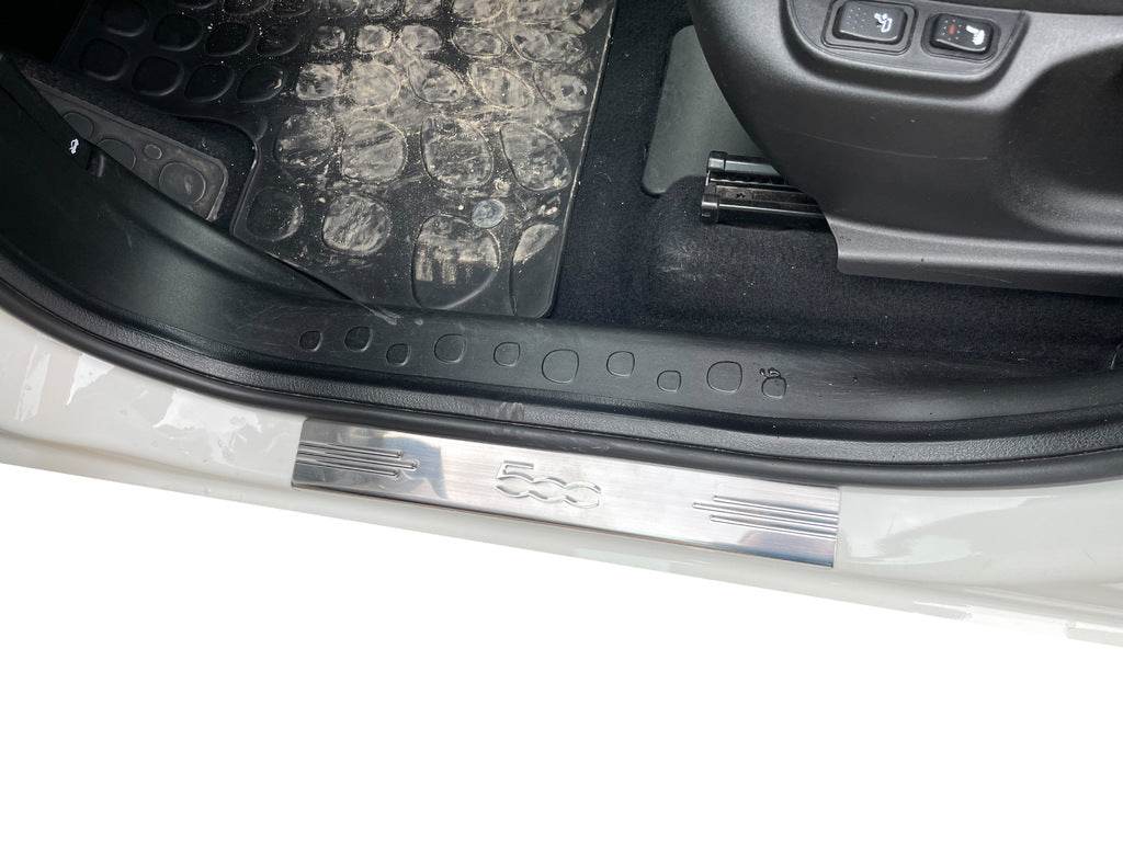 Sill 500L (Carmos, 4-piece, stainless steel) for Fiat 500/500L - Reelken Auto