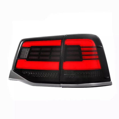 Rear lights 2016-2021 (Sequential Red) for Toyota Land Cruiser 200 - Reelken Auto