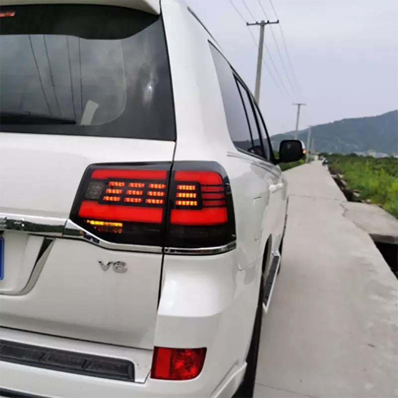Tail Lights 2016-2021 (Sequential Red) for Toyota Land Cruiser 200 2007-2021 - image 10