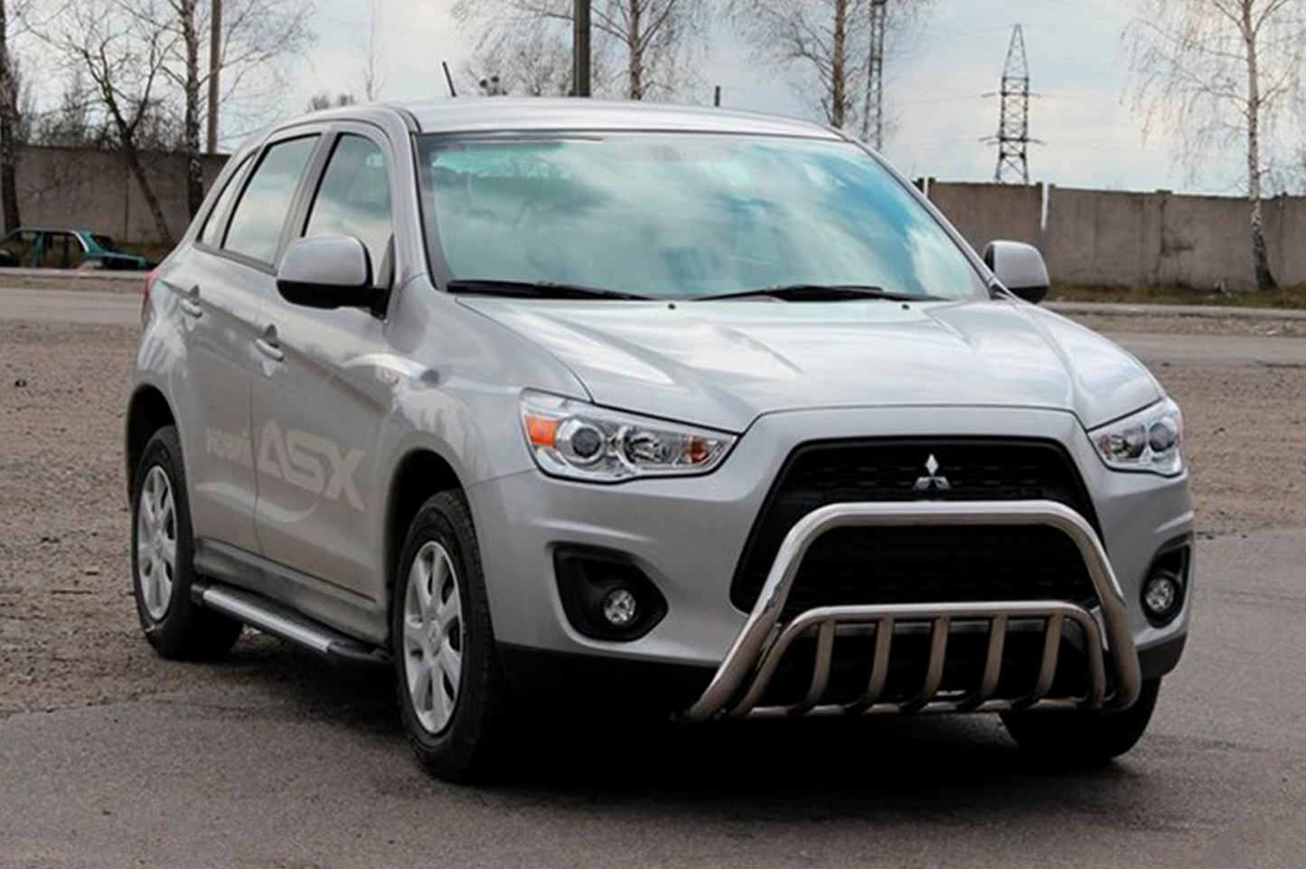 Front Bar WT002 (Stainless Steel) for Mitsubishi ASX 2010-2023 - image 1