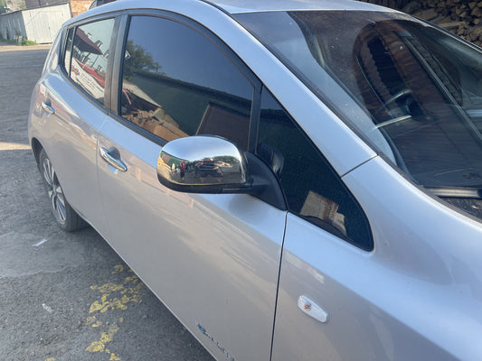 Covers for mirrors (2 pcs, stainless steel) for Nissan Leaf 2010-2017 - image 2