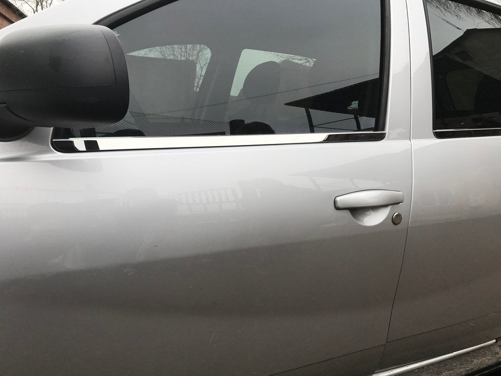 Window Trim Molding (4 pcs, Stainless Steel) for Nissan Terrano 2014- - image 3