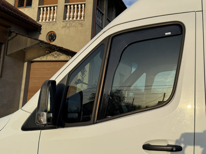 In-channel window deflectors (2 pcs, HIC) for Mercedes Sprinter W907/W910 2018- - image 4