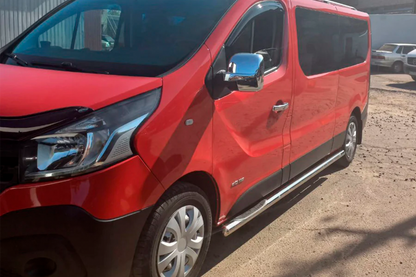 Side Pipes (2 pcs, Stainless Steel) for Renault Trafic 2015- - image 3