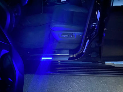 Illuminated door sill plates (4 pcs) for Toyota Land Cruiser 200 2007-2021 - image 6