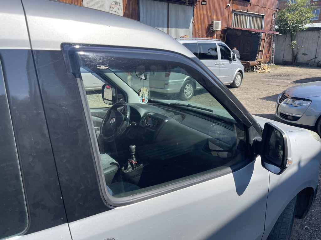 Window Deflectors (2 pcs, HIC) for Fiat Doblo II 2010-2022 - image 6