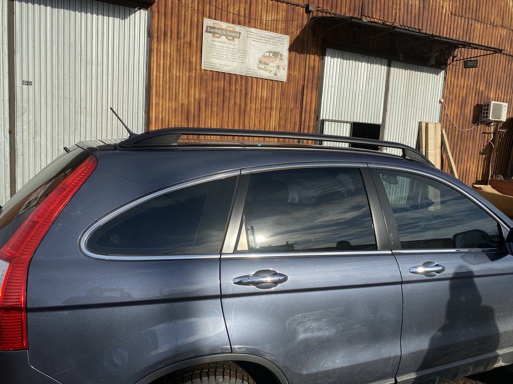 Black roof rails (Crown) for Honda CRV 2007-2011 - image 4