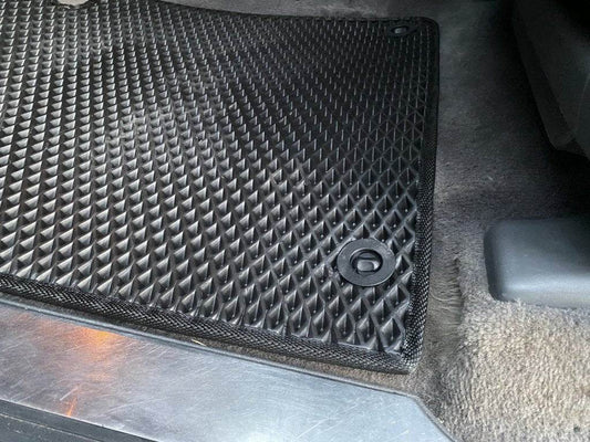 Polyurethane mats (2008-2012, EVA, black) for Lexus LX570/450d - Reelken Auto