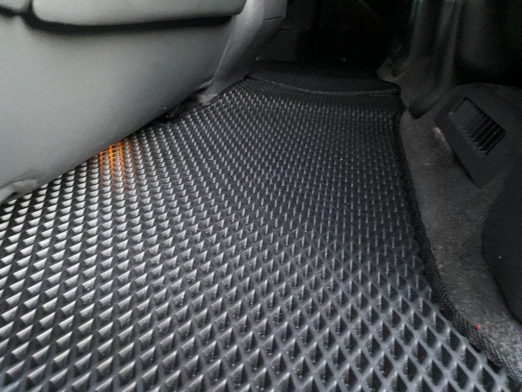 Polyurethane floor mats (2007-2012, EVA, black) for Toyota Land Cruiser 200 - Reelken Auto