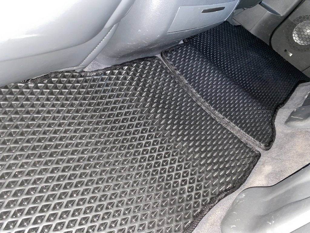 Polyurethane floor mats (2007-2012, EVA, black) for Toyota Land Cruiser 200 - Reelken Auto