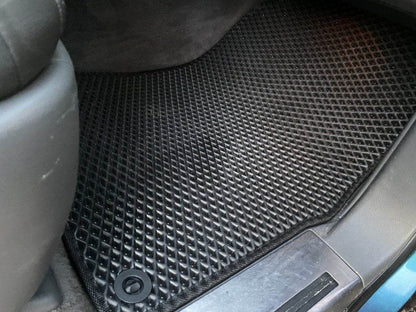 Polyurethane mats (2008-2012, EVA, black) for Lexus LX570/450d - Reelken Auto