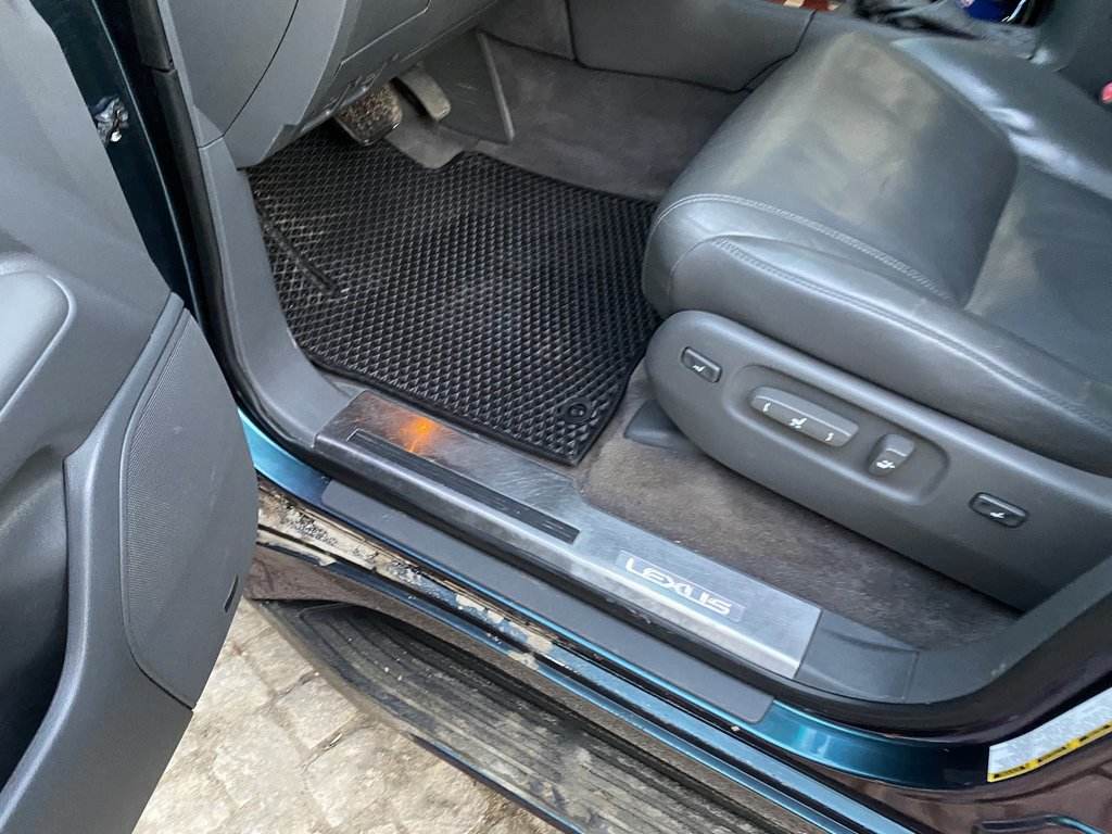 Polyurethane mats (2008-2012, EVA, black) for Lexus LX570/450d - Reelken Auto