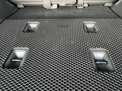 Trunk Mat 2 pcs (EVA, 7 seats, Black) for Toyota Land Cruiser 200 2007-2021 - image 3