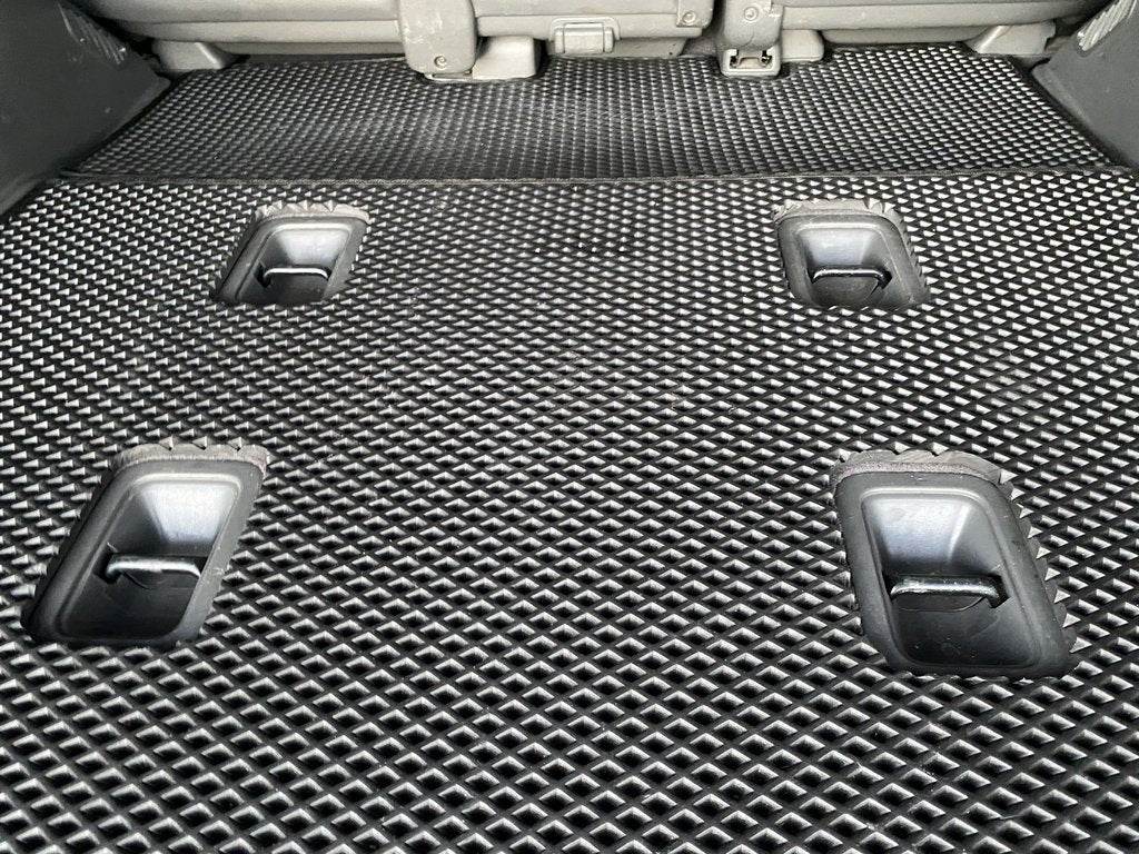 Trunk mat 2 pcs (EVA, 7 seats, black) for Lexus LX570/450d - Reelken Auto