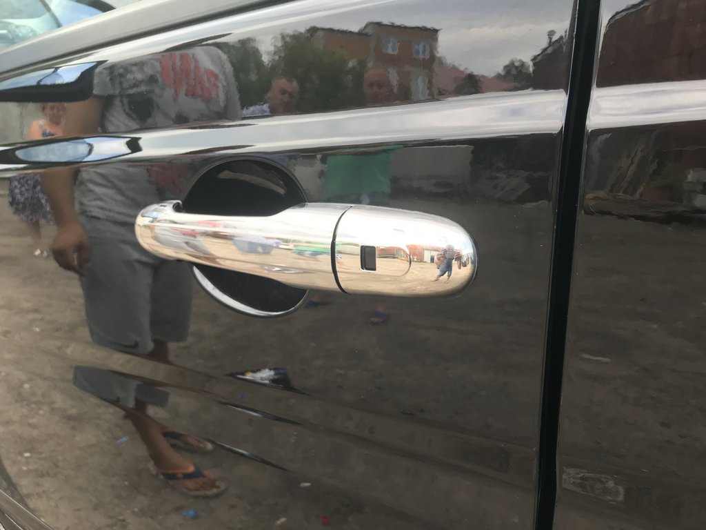 Pads on the handles (stainless) for Mercedes Viano 2004-2014 - image 8